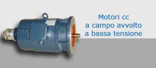 motori cc a campo avvolto a bassa tensione